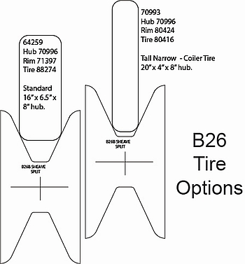 MARCO B26 Tire Options